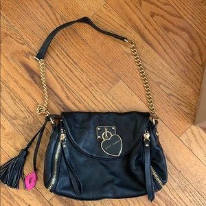 Black Betsy Johnson Shoulder Bag